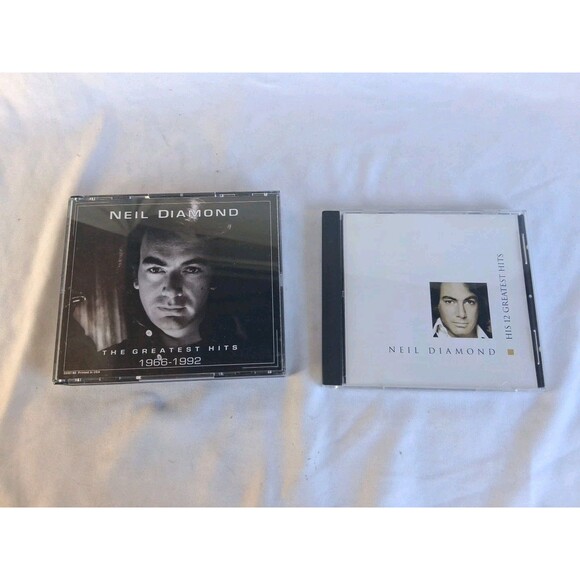 Neil Diamond CD Lot of 2 – His 12 Greatest Hits & The Greatest Hits 1966–1992 (2 - Picture 1 of 4